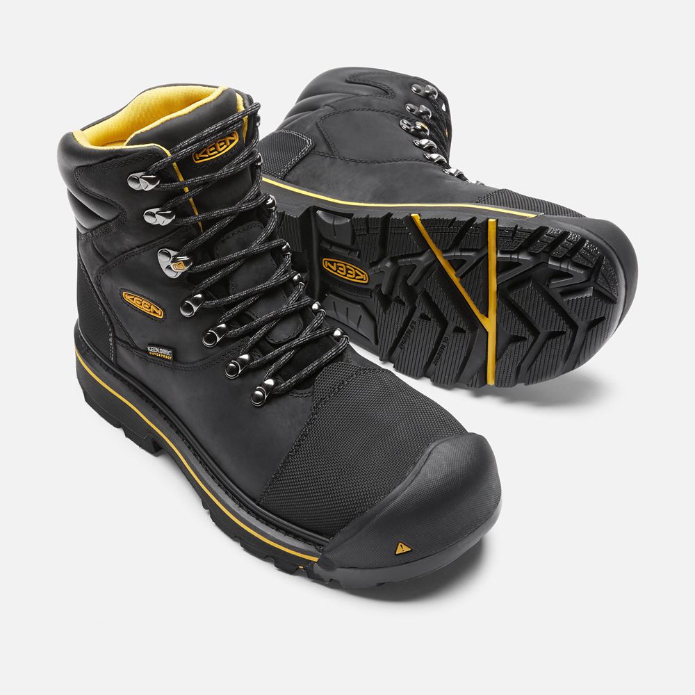 Botte de Travail Keen Homme Noir | Milwaukee Waterproof (Steel Toe) | HWKOP-6258